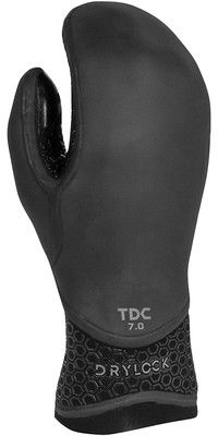 2024 Xcel Drylock 7mm Mittens Wetsuit Gloves XW21ACV77387 - Black